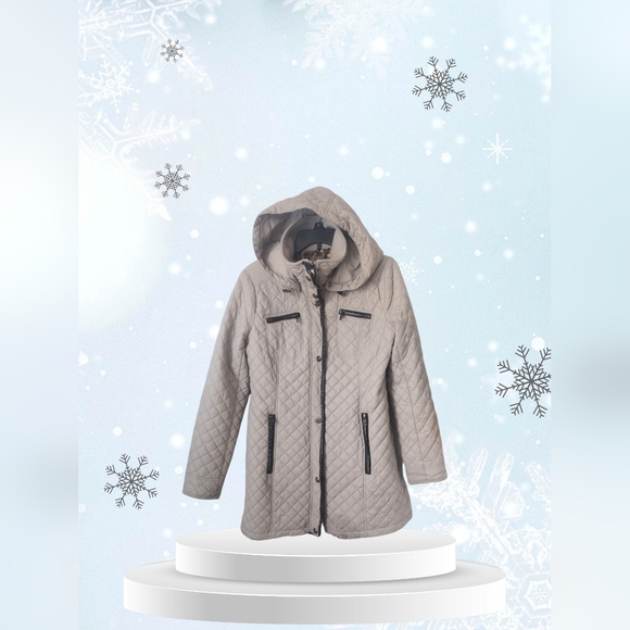Steve Madden Women's Beige Winter Jacket Size Small - Picture 2 of 8